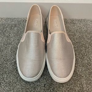 EUC Keds Shimmer Slide On Sneakers, Sz 8